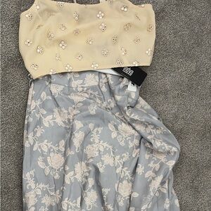 Two-piece Indian blouse and skirt. Never worn, tags still attached.